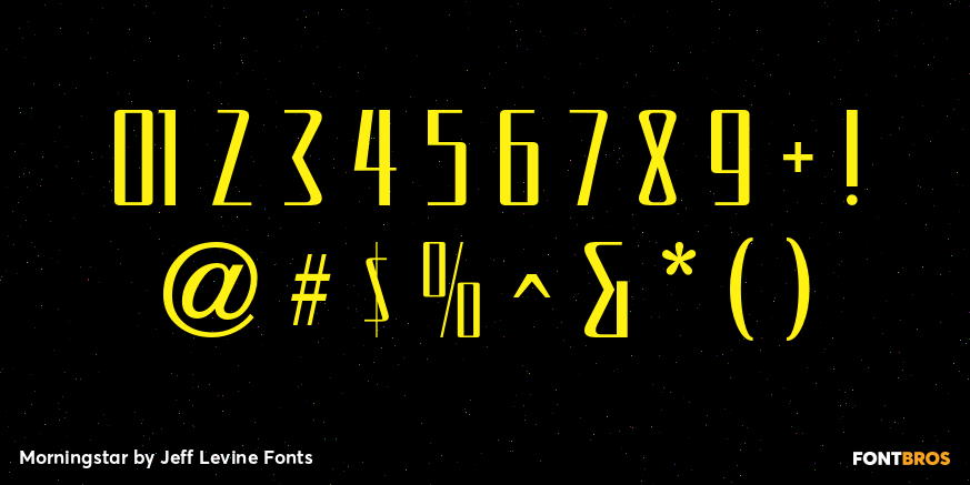 Morningstar Font Poster #4