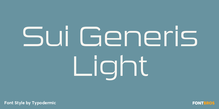 Sui Generis Light Poster