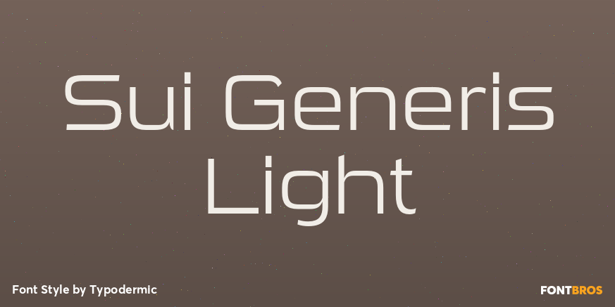 Sui Generis Light Poster