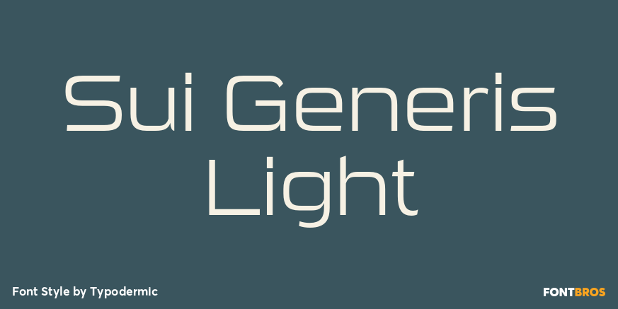 Sui Generis Light Poster
