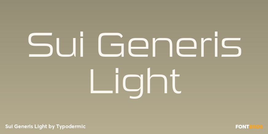 Sui Generis Light Poster