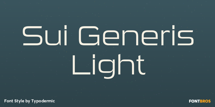 Sui Generis Light Poster