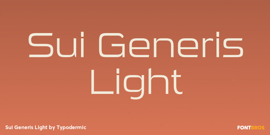 Sui Generis Light Poster