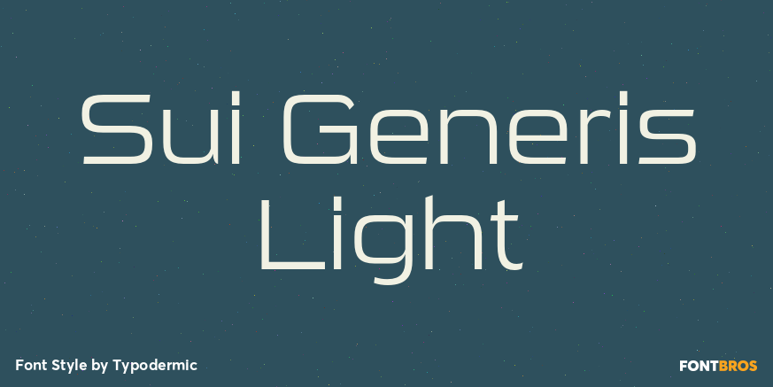Sui Generis Light Poster