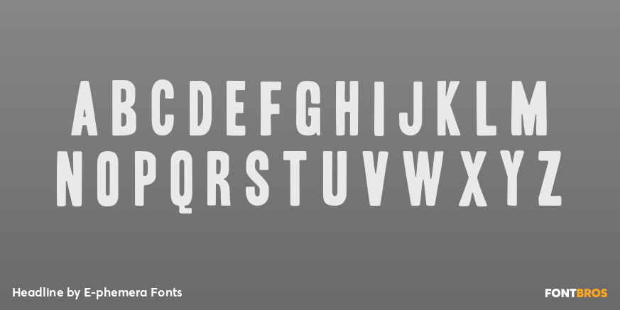 Headline Font Poster #2