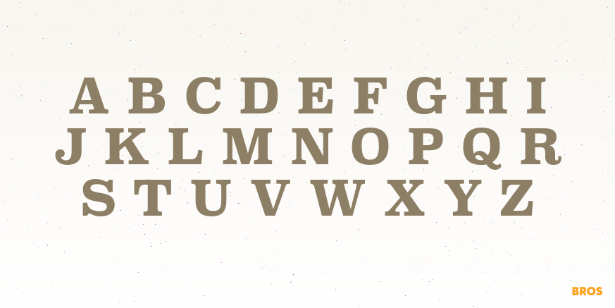 Superclarendon Bold Font Poster #1