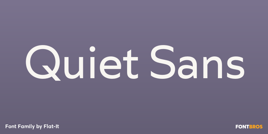 Quiet Sans Poster