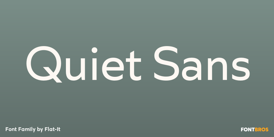 Quiet Sans Poster