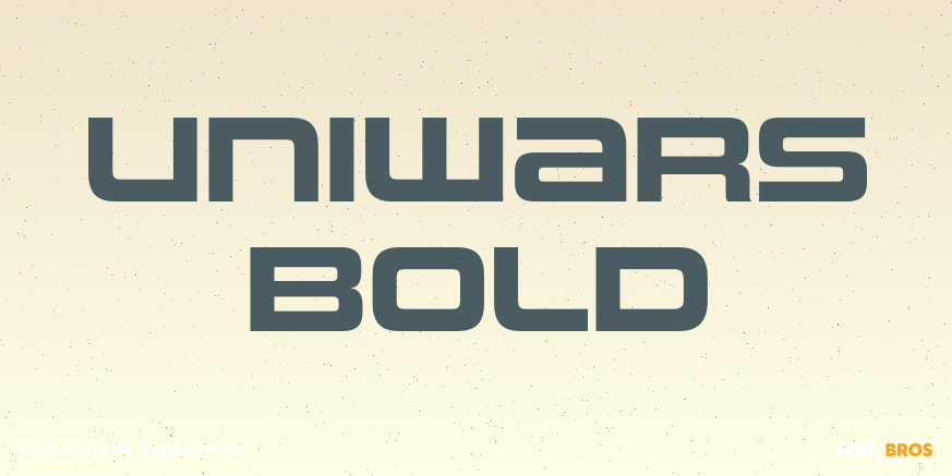 Uniwars Bold Poster