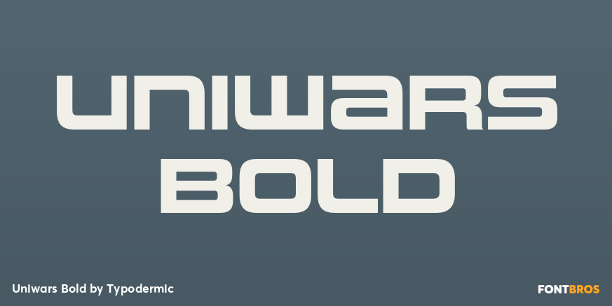 Uniwars Bold Poster