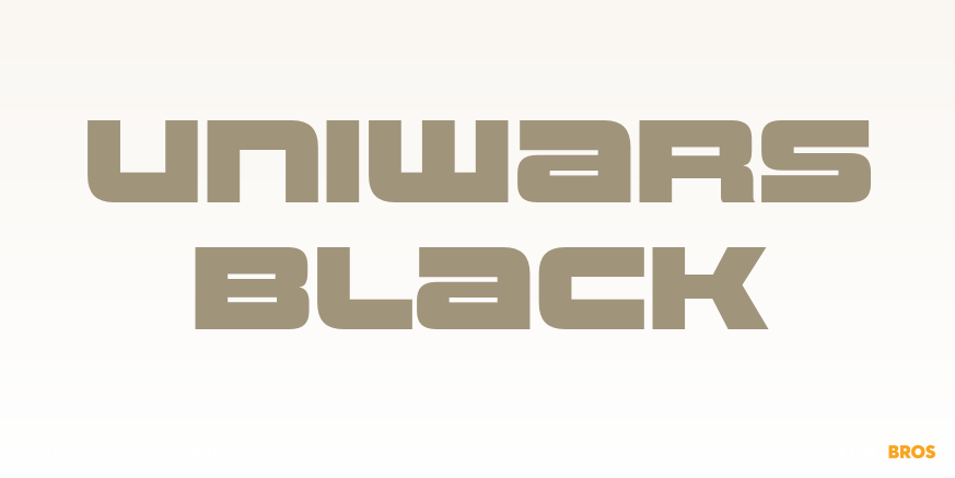 Uniwars Black Poster