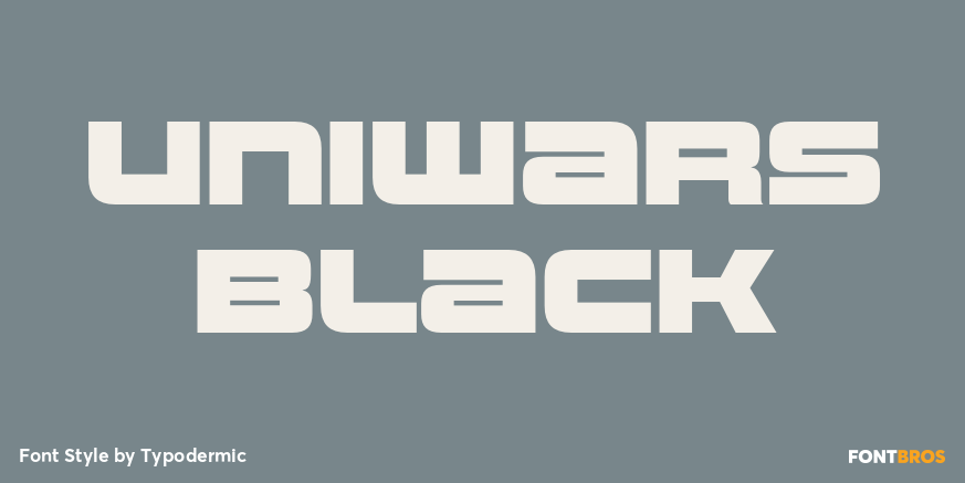 Uniwars Black Poster