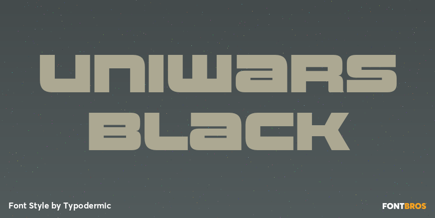 Uniwars Black Poster