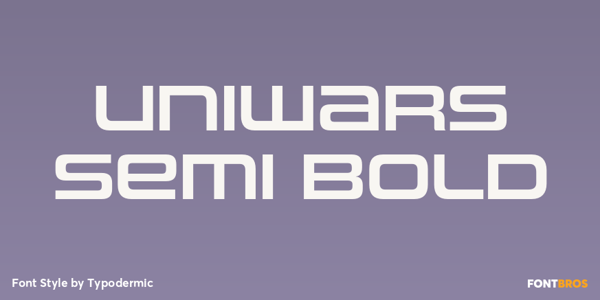 Uniwars Semi Bold Poster
