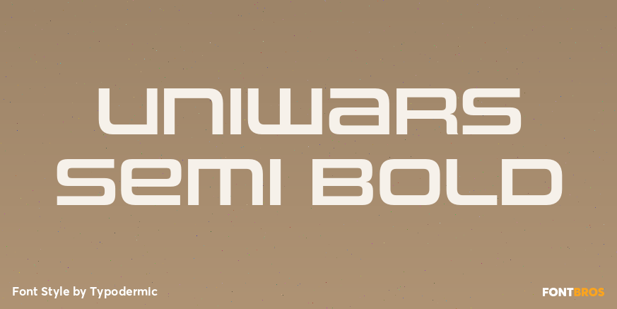 Uniwars Semi Bold Poster
