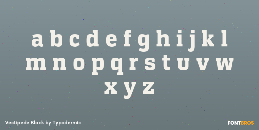 Vectipede Black Font Poster #3