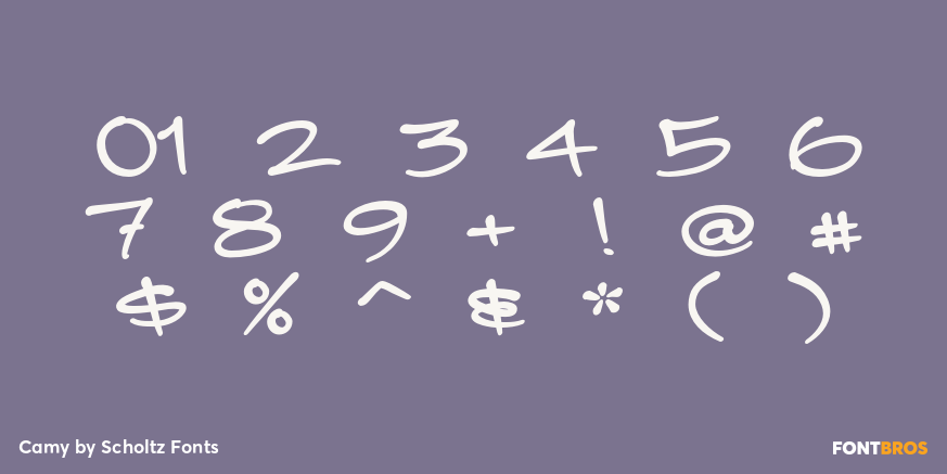 Camy Font Poster #1