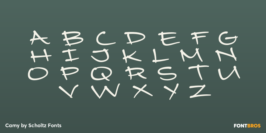 Camy Font Poster #1