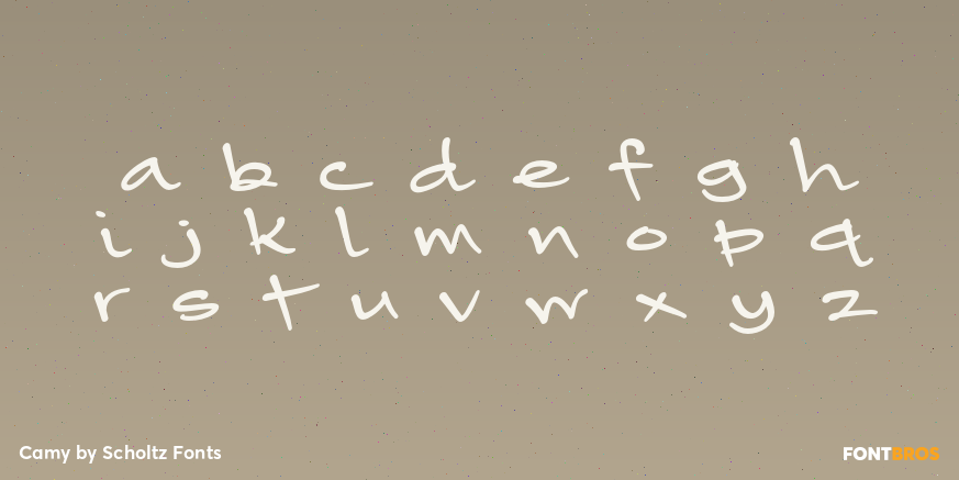 Camy Font Poster #1