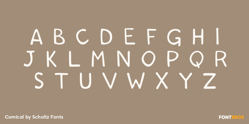 Comical Font Poster #2