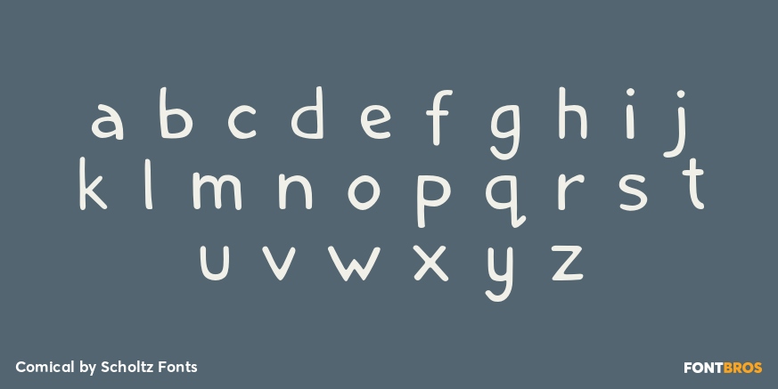 Comical Font Poster #3