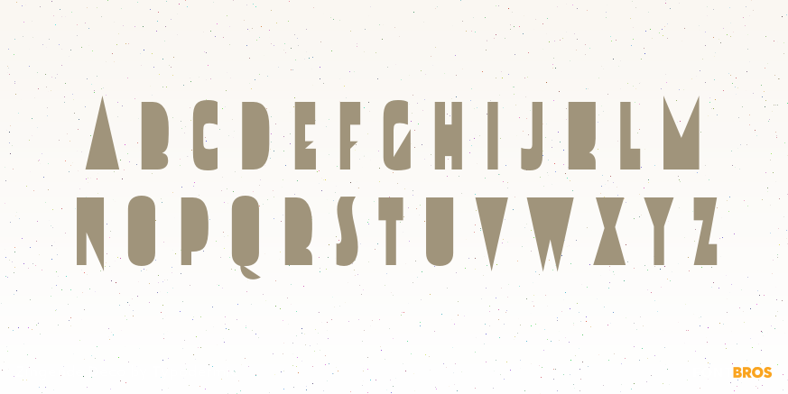 Zingende Deco Font Poster #1