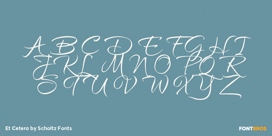 Et Cetera Font Poster #1