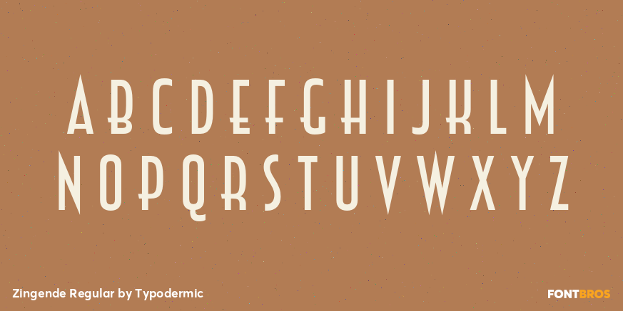 Zingende Regular Font Poster #2