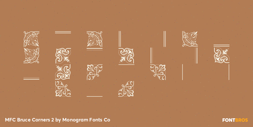 MFC Bruce Corners 2 Font Poster #1