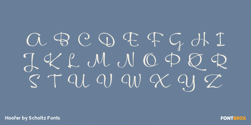 Hoofer Font Poster #2