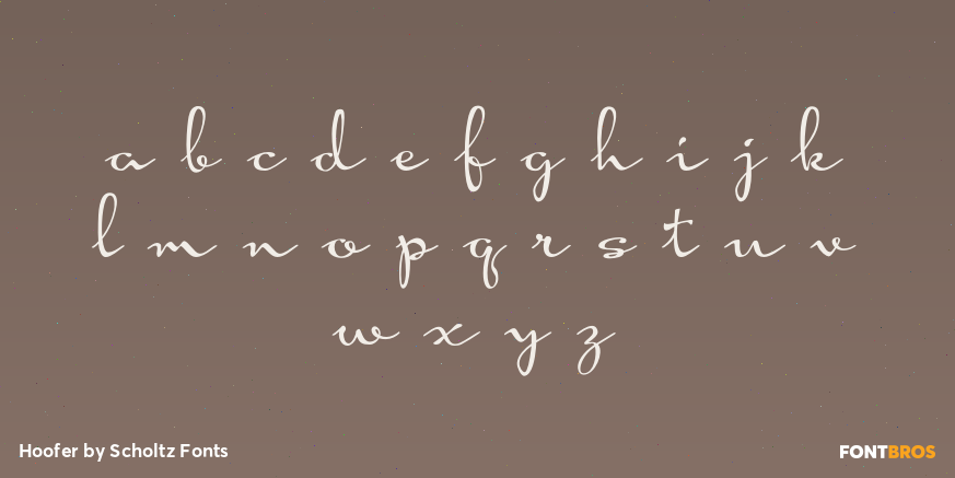 Hoofer Font Poster #3