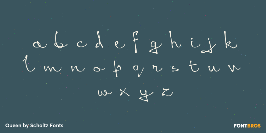 Queen Font Poster #1