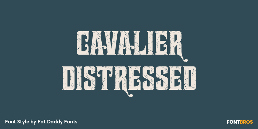 Cavalier Distressed Poster