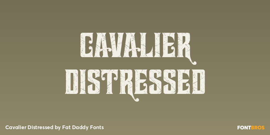 Cavalier Distressed Poster