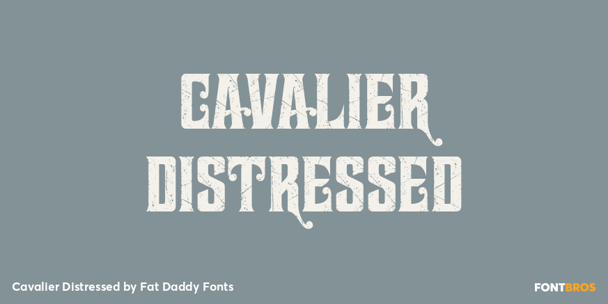 Cavalier Distressed Poster