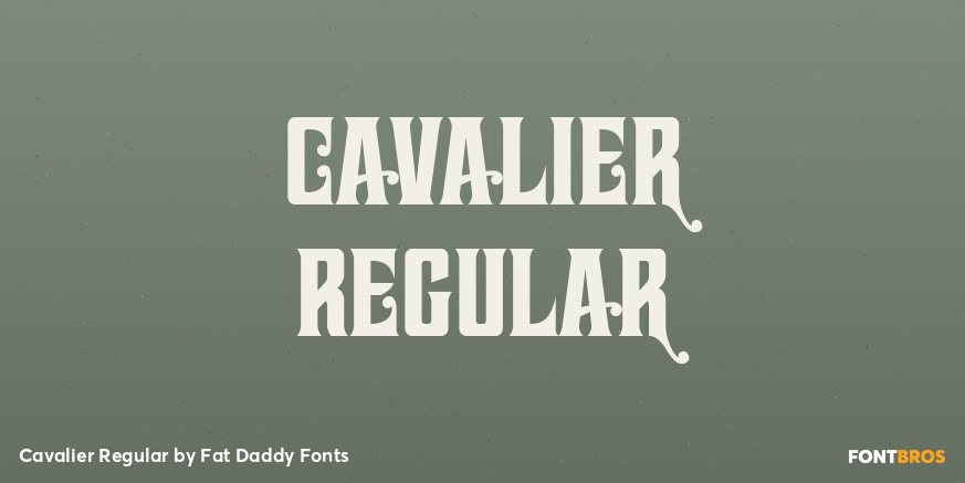 Cavalier Regular Poster