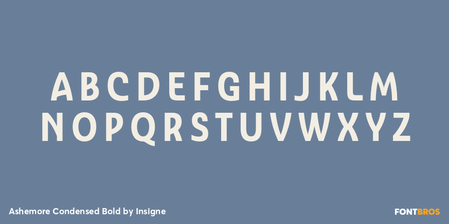 Ashemore Condensed Bold Font Poster #1
