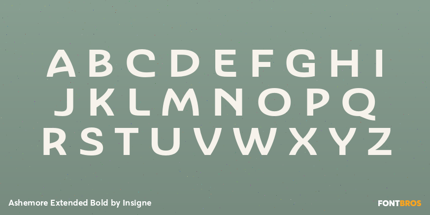 Ashemore Extended Bold Font Poster #1