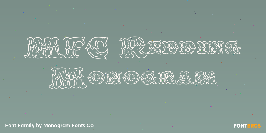 MFC Redding Monogram Poster