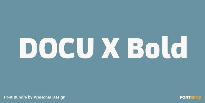DOCU X Bold Poster