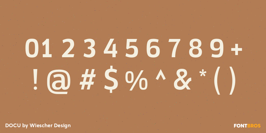 DOCU Font Poster #4