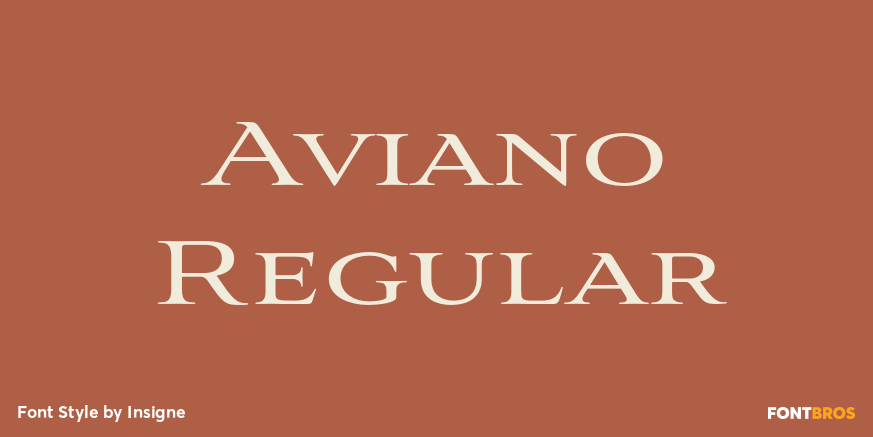 Aviano Regular Poster