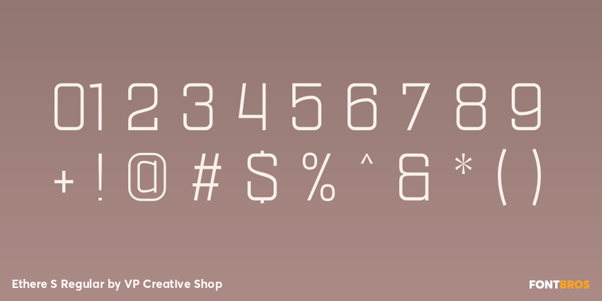 Ethere S Regular Font Poster #1