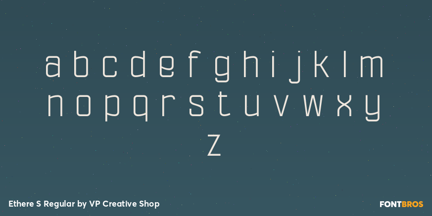 Ethere S Regular Font Poster #3
