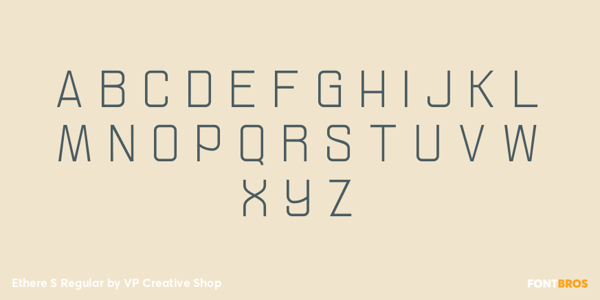 Ethere S Regular Font Poster #1