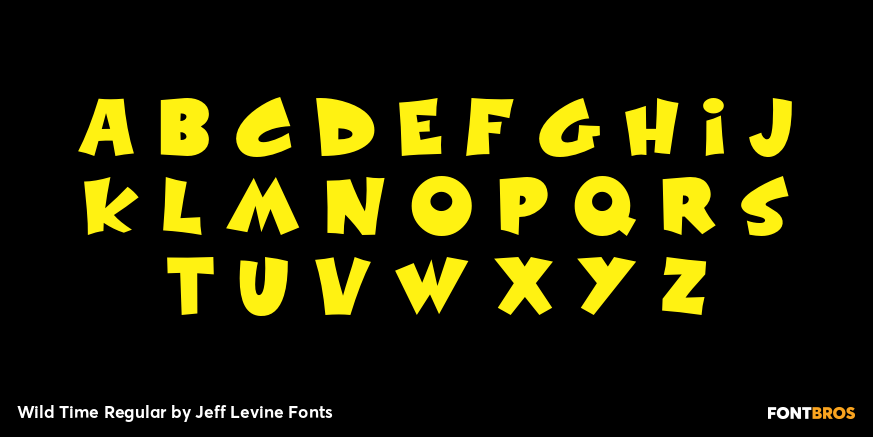 Wild Time Regular Font Poster #1