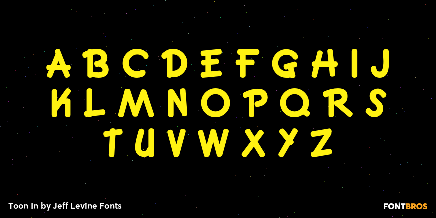 Toon In Font Poster #2