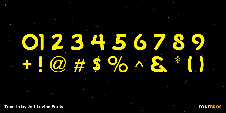 Toon In Font Poster #4