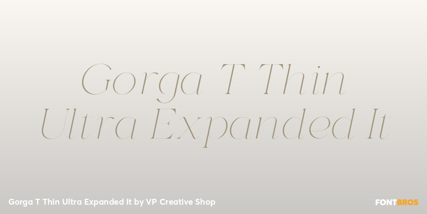 Gorga T Thin Ultra Expanded It Poster
