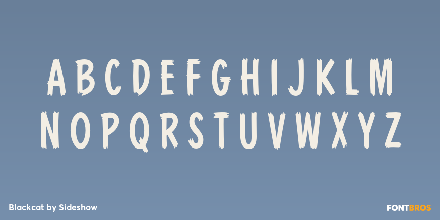 Blackcat Font Poster #3